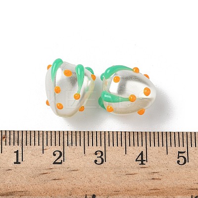 Baking Paint Baking Paint Glass Beads LAMP-Z014-02A-1