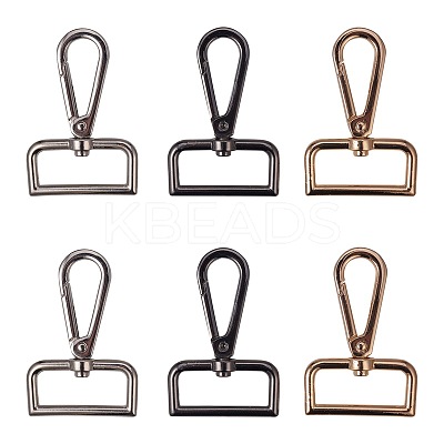 Zinc Alloy Swivel Clasps PALLOY-PH0012-65-1