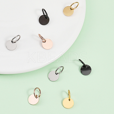 16Pcs 4 Colors 304 Stainless Steel Manual Polishing Charms STAS-CA0001-77-1