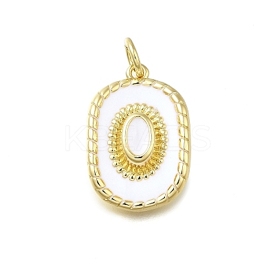 Brass Enamel Pendants X-KK-K400-20G-01-1