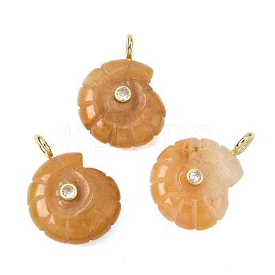 Natural Topaz Jade Carved Pendants X-G-C282-01M-1