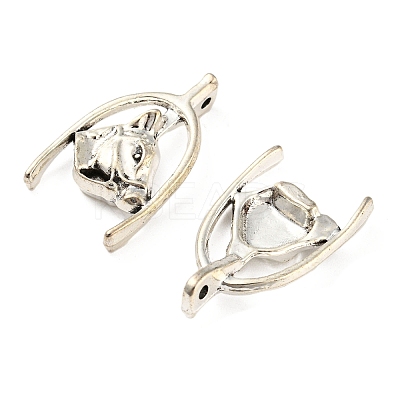 Tibetan Style Alloy Pendants TIBE-P001-03AS-1