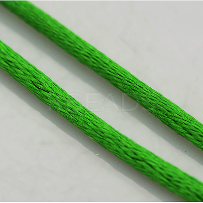Macrame Rattail Chinese Knot Making Cords Round Nylon Braided String Threads X-NWIR-O001-A-11-1