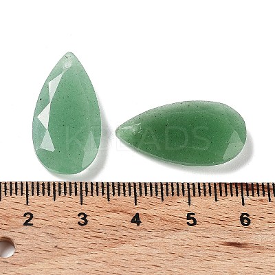 Natural Green Aventurine Faceted Pendants G-D082-01I-1