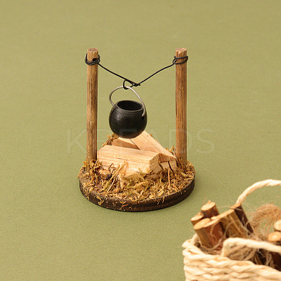Dollhouse Simulation Firewood Hanging Furnace PW-WGE9AC2-01-1