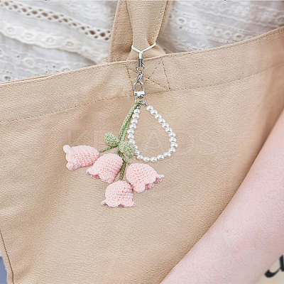 1Pc Flower Alloy Pendant Decorations KEYC-LP0001-25D-1