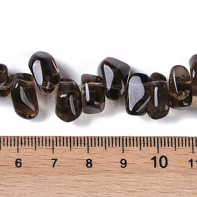 Natural Smoky Quartz Beads Strands G-B072-A01-02-1