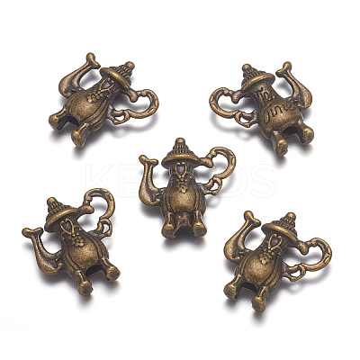 Tibetan Style Alloy Pendants PALLOY-A10581-AB-NF-1