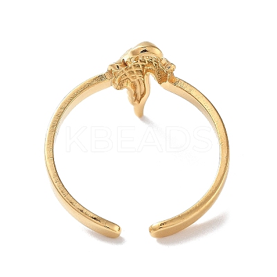 304 Stainless Steel Open Cuff Rings for Women RJEW-M020-06G-02-1