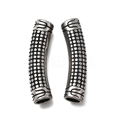 304 Stainless Steel Tube Beads STAS-D382-07AS-1