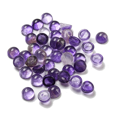 Natural Amethyst Cabochons G-H309-03-38-1
