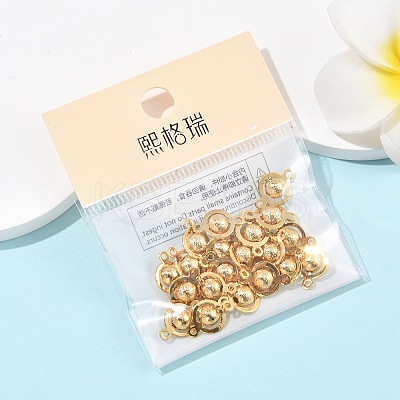 SHEGRACE Brass Round Links XGR0126G-122G-1