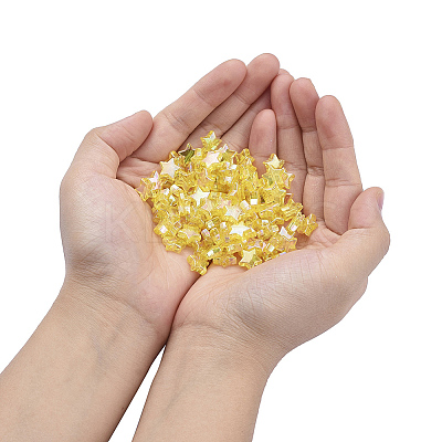 Eco-Friendly Transparent Acrylic Beads TACR-YW0001-01C-1