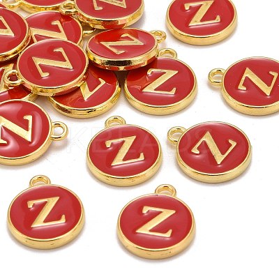 Golden Plated Alloy Enamel Charms X-ENAM-S118-03Z-1