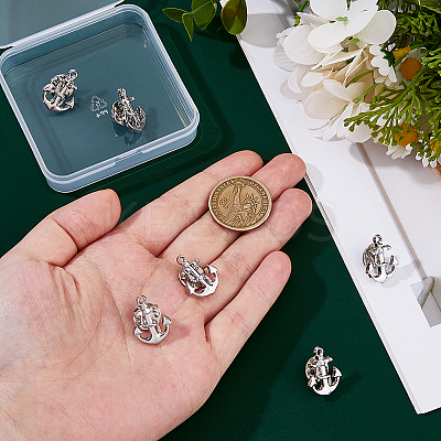 6Pcs Alloy Lapel Pin Backs JEWB-DC0001-23P-1