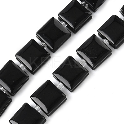Natural Obsidian Beads Strands G-F802-B05-01-1