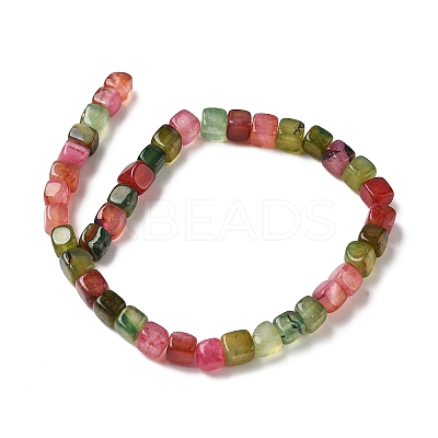 Natural Dragon Veins Agate Beads Strands G-G177-E12-05-1