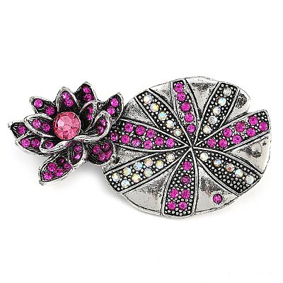 Zinc Alloy Colorful Rhinestone Brooch LS-JEWB-U011-03AS-02-1