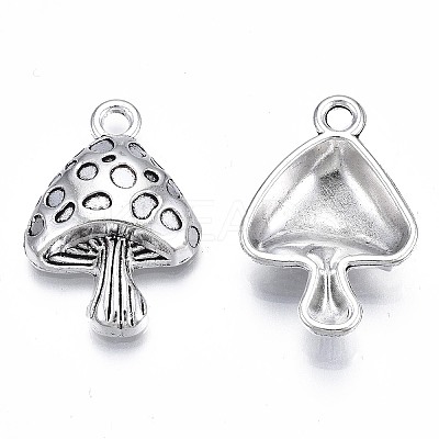 Tibetan Style Alloy Pendants TIBE-T010-40AS-1-1