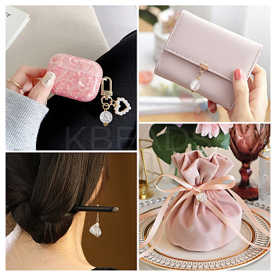 9 Sets 9 Style ABS Plastic Imitation Pearl Pendants KY-TA0001-23-1