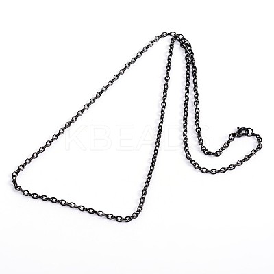 304 Stainless Steel Cable Chain Necklaces STAS-F016-21A-1