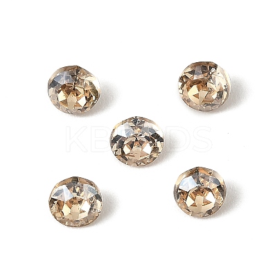 Glass Rhinestone Cabochons GLAA-A018-4mm-001GS-1