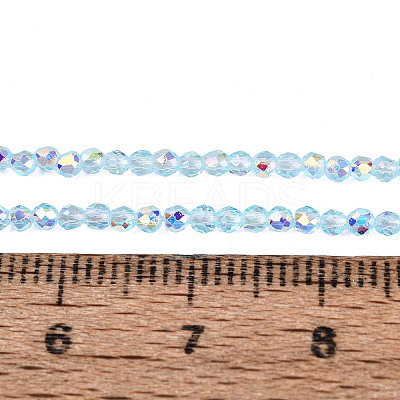 Transparent Glass Beads Strands LS-EGLA-N028-01A-A06-1