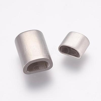 Tarnish Resistant 304 Stainless Steel Magnetic Clasps with Glue-in Ends STAS-K145-17P-1