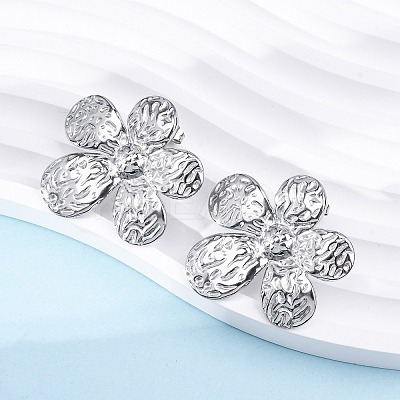 304 Stainless Steel Stud Earrings for Women LS-EJEW-K306-13P-1
