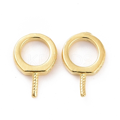 925 Sterling Silver Screw Eye Peg Bails STER-D035-42G-1