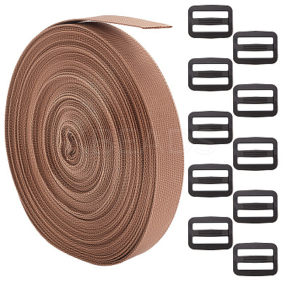 25 Yards Flat Nylon Ribbons DIY-WR0003-61-1
