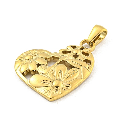 304 Stainless Steel Pendants STAS-O009-02B-G-1