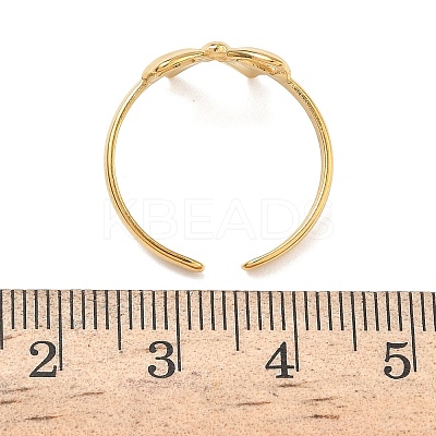 Adjustable 304 Stainless Steel Cuff Open Rings for Women RJEW-Z122-03G-01-1