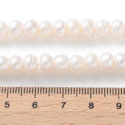 Natural Cultured Freshwater Pearl Beads Strands PEAR-I007-02N-04C-1