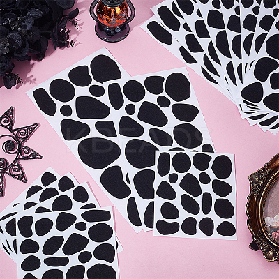 15Pcs 3 Style Dalmatian Self-Adhesive Stickers DIY-AR0004-82-1