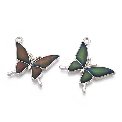 Alloy Enamel Pendants PALLOY-K244-E01-P-RS-1