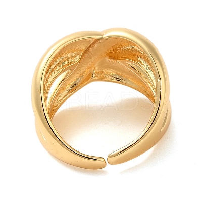 304 Stainless Steel Open Cuff Rings RJEW-K261-01G-G-1