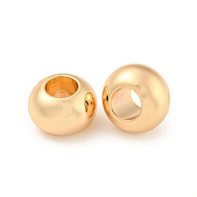 Brass Beads KK-P255-06G-1