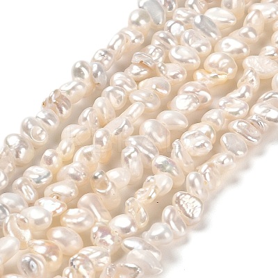 Natural Keshi Pearl Beads Strands PEAR-J007-12-1