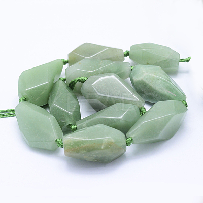 Natural Green Aventurine Beads Strands G-F531-K03-1