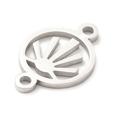 Non-Tarnish 304 Stainless Steel Connector Charms STAS-A068-01B-P-1