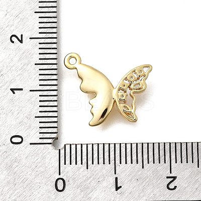 Brass Micro Pave Cubic Zirconia Pendants KK-Q035-12G-1