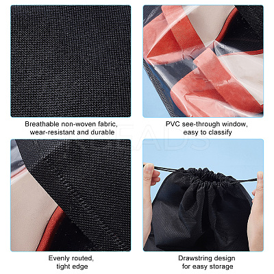Non-woven & Polyester Bundle Pocket ABAG-WH0035-007B-02-1