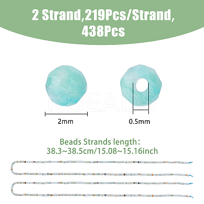 2 Strands Natural Flower Amazonite Beads Strands G-FI0001-05-1
