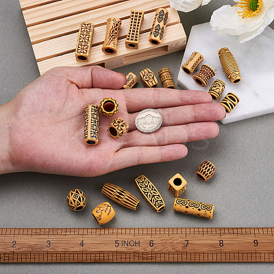 130Pcs 26 Style Plastic Beads KY-CD0001-01-1