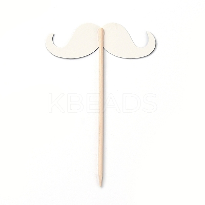 Paper Mustache Cake Insert Card Decoration DIY-H108-06-1