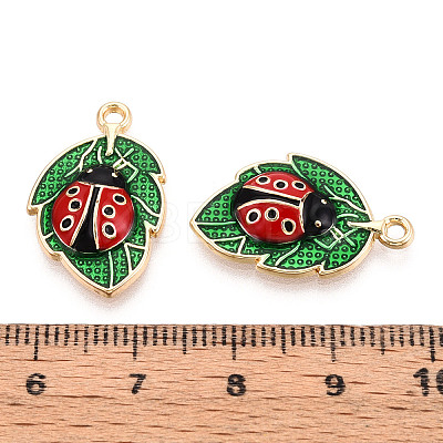 Alloy Enamel Pendants ENAM-N064-13KCG-04-1