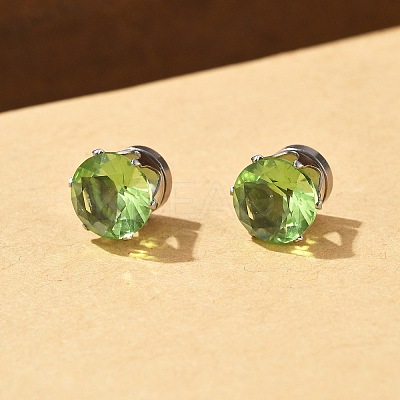 Cubic Zirconia Clip-on Earrings EJEW-L100-01P-05-1