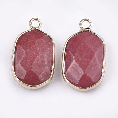 Natural White Jade Pendants G-T112-12G-1
