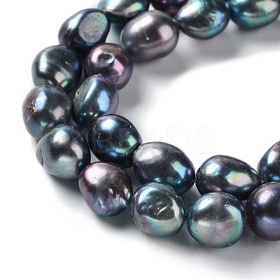 Natural Cultured Freshwater Pearl Beads Strands PEAR-Z002-28-1